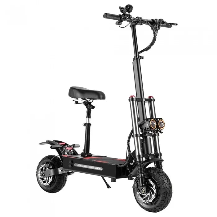 BOYUEDA S3-11 faltbarer Elektroroller, 2 × 3000-W-Motoren, 60-V-Akku mit 38 Ah, 11-Zoll-Reifen, 85 km/h — Foto 5