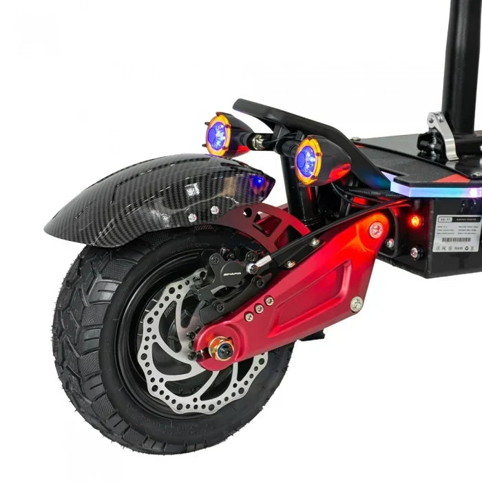 BOYUEDA S5-11 faltbarer Elektroroller, 2 × 3000-W-Motoren, 60-V-Akku mit 38 Ah, 11-Zoll-Reifen, 85 km/h, Reichweite 120 km — Foto 9