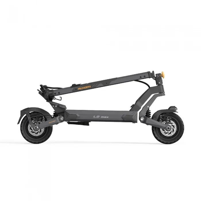 Faltbarer Elektroroller Ausom L2 Max mit zwei Motoren, 2 × 1000 W, 65 km/h, Fahrwerkstechnologie aus der Luftfahrt, schlauchlose Reifen — Foto 8