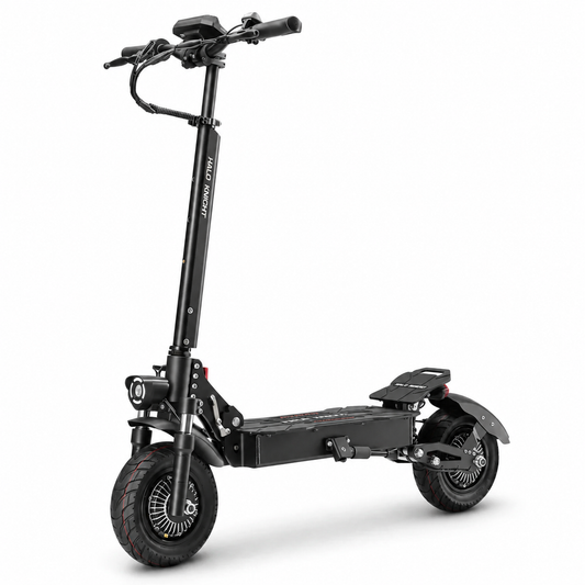 Halo Knight T104 faltbarer Elektroroller, 2 × 1200-W-Motoren, 52-V-Akku mit 21 Ah, 10-Zoll-Reifen, Höchstgeschwindigkeit 65 km/h — Foto 1
