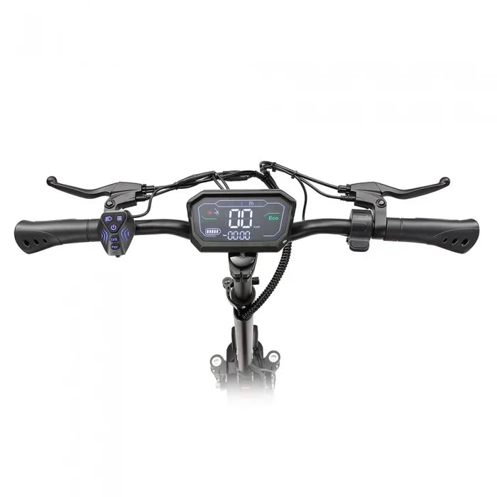 Halo Knight T104 faltbarer Elektroroller, 2 × 1200-W-Motoren, 52-V-Akku mit 21 Ah, 10-Zoll-Reifen, Höchstgeschwindigkeit 65 km/h — Foto 14