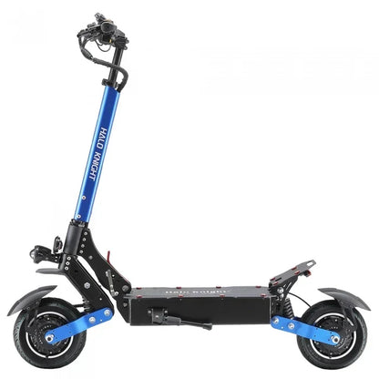 Elektroroller Halo Knight T108, 10-Zoll-Straßenreifen, 2 × 1000-W-Motoren, Höchstgeschwindigkeit 65 km/h – Schwarz — Foto 2
