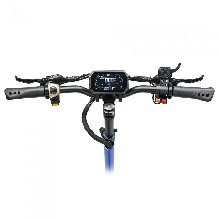Elektroroller Halo Knight T108, 10-Zoll-Straßenreifen, 2 × 1000-W-Motoren, Höchstgeschwindigkeit 65 km/h – Schwarz — Foto 6