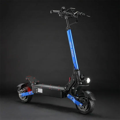Elektroroller Halo Knight T108, 10-Zoll-Straßenreifen, 2 × 1000-W-Motoren, Höchstgeschwindigkeit 65 km/h – Schwarz — Foto 7