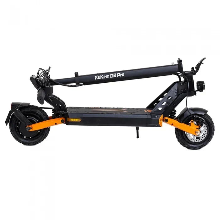 Elektroroller KuKirin G2 PRO, verbesserte Version 2024 – 600-W-Motor, 15,6 Ah, 9-Zoll-Reifen, 45 km/h – Schwarz-Orange — Foto 14