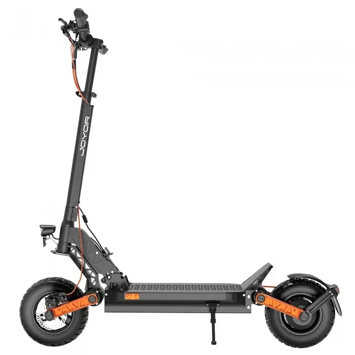 Elektroroller mit Blinkern Joyor S8-S-Z, zwei 600-W-Motoren, 48-V-Akku mit 26 Ah, 10-Zoll-Reifen – Schwarz — Foto 2