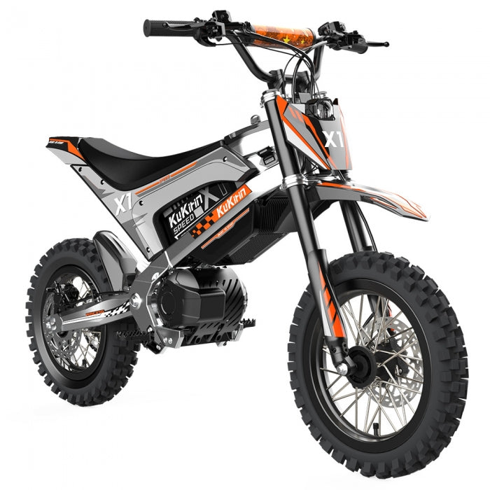Elektromotorrad KuKirin X1, 1000-W-Mittelmotor, 48-V-Akku mit 20,8 Ah, 14/12-Zoll-Geländereifen — Foto 2