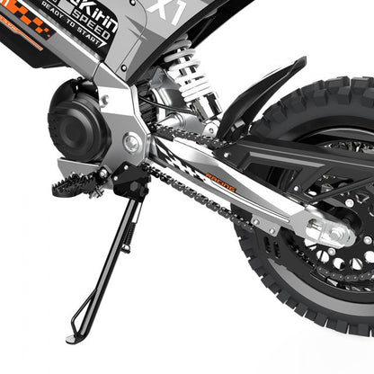 Elektromotorrad KuKirin X1, 1000-W-Mittelmotor, 48-V-Akku mit 20,8 Ah, 14/12-Zoll-Geländereifen — Foto 16