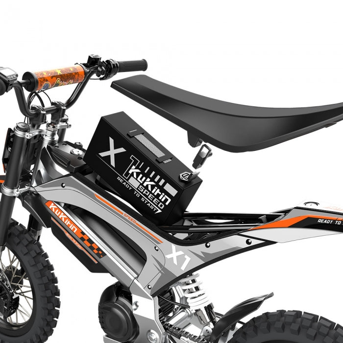 Elektromotorrad KuKirin X1, 1000-W-Mittelmotor, 48-V-Akku mit 20,8 Ah, 14/12-Zoll-Geländereifen — Foto 22
