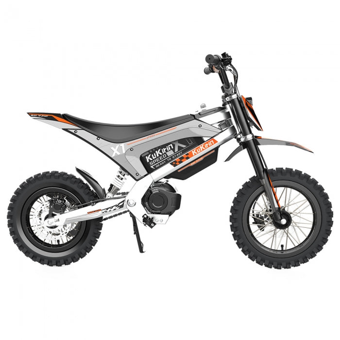 Elektromotorrad KuKirin X1, 1000-W-Mittelmotor, 48-V-Akku mit 20,8 Ah, 14/12-Zoll-Geländereifen — Foto 6