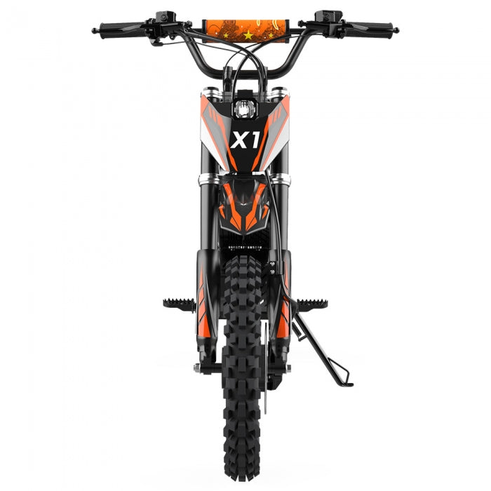 Elektromotorrad KuKirin X1, 1000-W-Mittelmotor, 48-V-Akku mit 20,8 Ah, 14/12-Zoll-Geländereifen — Foto 8