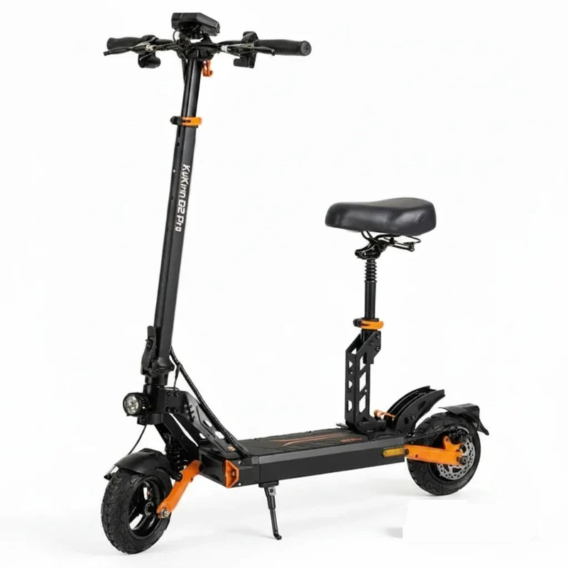 Elektroroller KuKirin G2 PRO, verbesserte Version 2024 – 600-W-Motor, 15,6 Ah, 9-Zoll-Reifen, 45 km/h – Schwarz-Orange — Foto 1