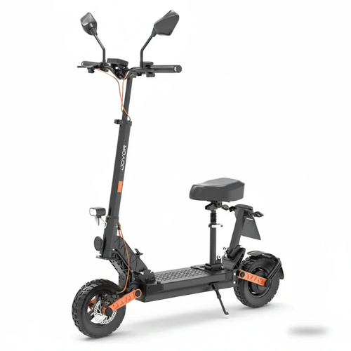 JOYOR S8E, 800-W-Motor, 48-V-Akku mit 26 Ah, 10-Zoll-Reifen, 45 km/h, 80 km Reichweite, NFC-Display – Schwarz — Foto 1