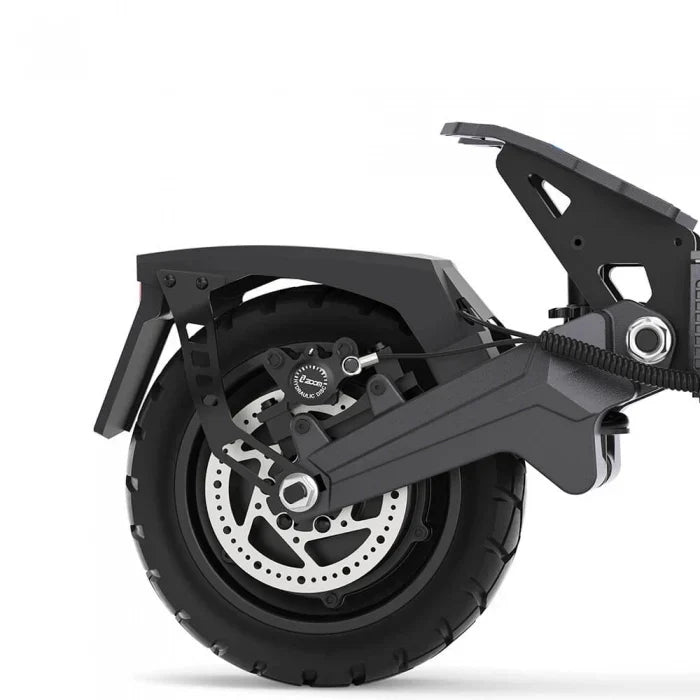 Faltbarer Elektroroller Ausom DT2 Pro, 2 × 1100 W, 68 km/h, 52-V-Akku mit 23,4 Ah, Fahrwerkstechnologie aus der Luftfahrt — Foto 13