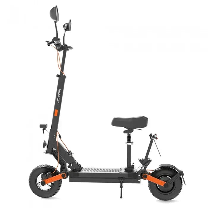JOYOR S8E, 800-W-Motor, 48-V-Akku mit 26 Ah, 10-Zoll-Reifen, 45 km/h, 80 km Reichweite, NFC-Display – Schwarz — Foto 4