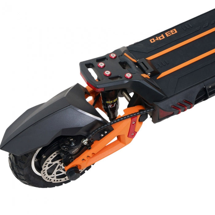 KuKirin G3 Pro, 2 × 1200-W-Motoren, 65 km/h, Akku mit 23,2 Ah, Schwarz — Foto 13